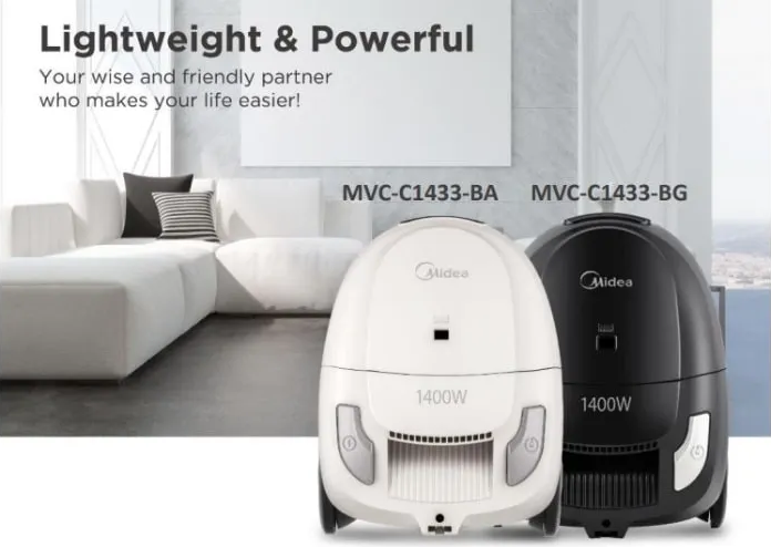 Midea 1400W Bagged Vacuum Cleaner MVC-C1433